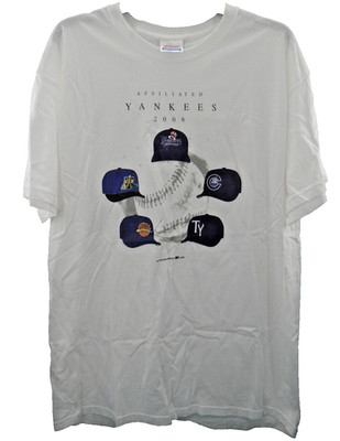 N.Y. Yankees Affiliated 2006 Hanes Heavyweight T-shirt Men's Large NWOT Cotton