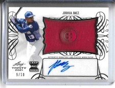 2021 Leaf Trinity JOSHUA BAEZ Button Patch Auto RC # 9/10