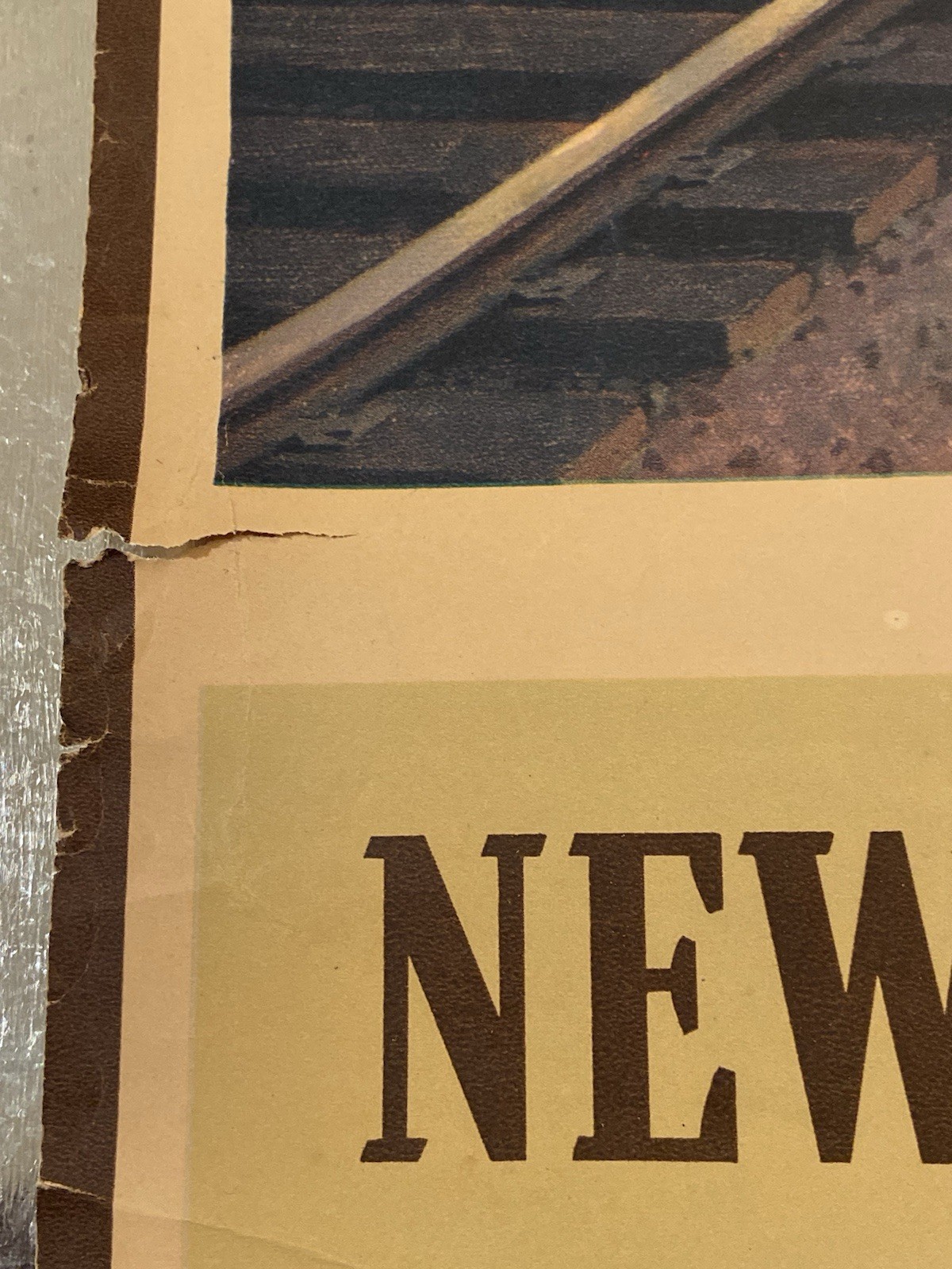 NEW YORK CENTRAL SYSTEM RAILROAD TRAIN CALENDAR TWILIGHT ON THE HUDSON RIVER VTG