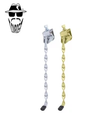 ORIGINAL LOWRIDER Bicycle Single Flat Twisted 10 1/2" Kickstand – Chrome or Gold