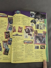SEARS WISH BOOK 1995 Christmas Catalog Canada ✹ Sega Saturn SNES Talkboy Lego