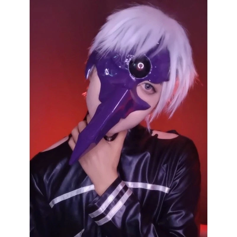 Tokyo Ghoul Kaneki Ken Centipede Mask One Eyed Ornament Collection Halloween - Image 2 of 4