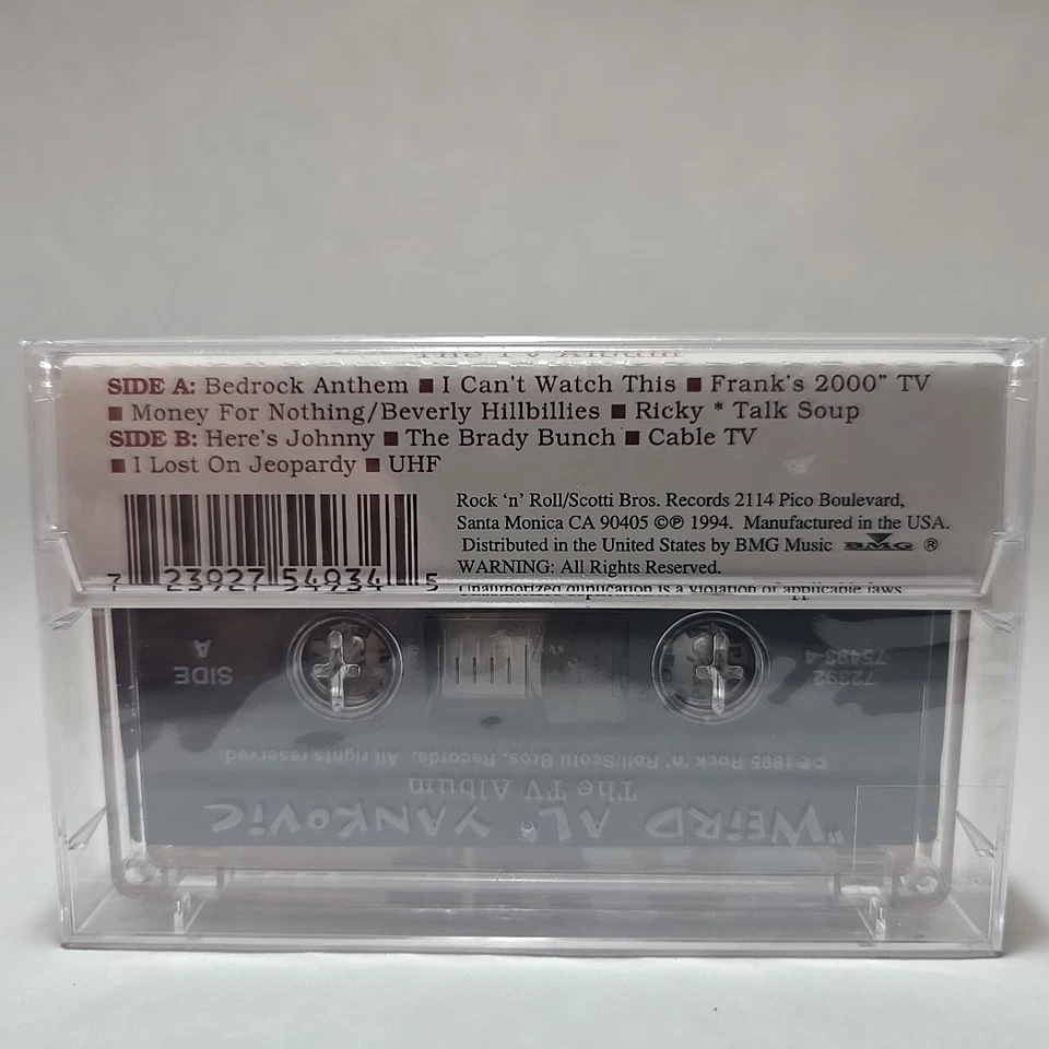 Weird Al Yankovic The TV Album 1994 Cassette - Sealed Foto 2 de 4