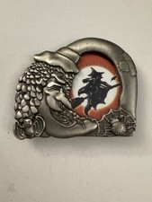 Vintage Witch Picture Frame Halloween C16