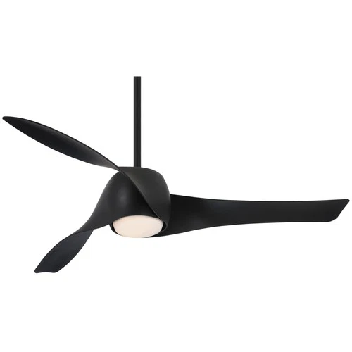 Minka Aire Artemis 58" Ceiling Fan - Coal 3-Blade Remote Control - Picture 2 of 5
