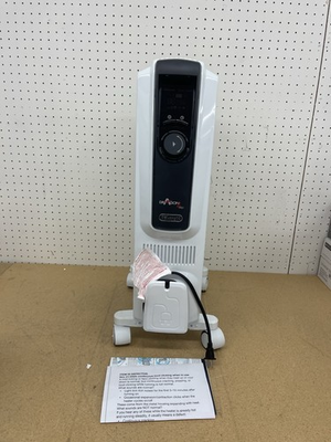 #ad DeLonghi 1500 Watt 5120 BTU Electric Oil Filled Radiator Space Heater Quiet $99.99