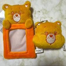 Orange Card Case & Mascot Set 2pcs Keychain Holder Anime