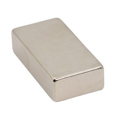 N42 Neodymium Rectangular Magnet - 20mm x 10mm x 40mm thick - 11.2kg Pull