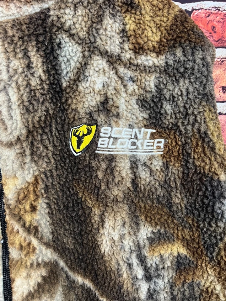 Chaleco polar camuflado bloqueador de aromas con bolsillos con cremallera y cuello alto C4 Foto 2 de 4