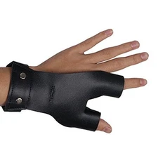 TOPARCHERY Archery Hand Guard Protector Shooting Glove Black for Left Hand