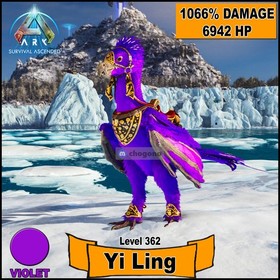 Ark Survival Ascended PC/PS5/XBOX PVE💎 TOP STATS YI LING Level 362 Solid Color