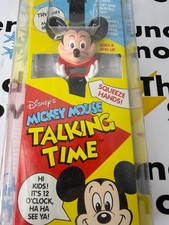 Vintage 1991 Sounds Fun Disney Mickey Mouse Talking Time Watch for