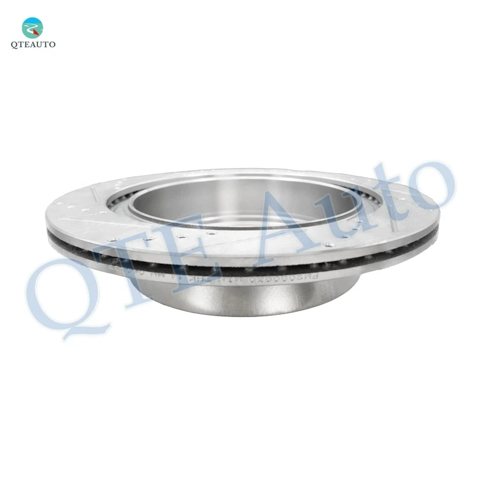 Rotores de freno de disco ranurados perforados traseros de 308 mm para Infiniti Q70L 2015-2019 Foto 4 de 4