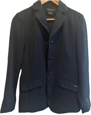 Ariat Pro Series Girl's Heritage Show Coat Jacket 14 Navy Blue Equestrian