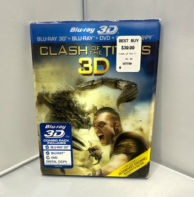 Warner Home Video Clash of the Titans 3D Blu-ray 3D Combo Pack PG-13 2010