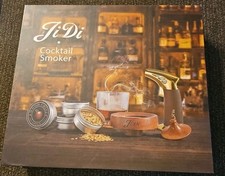 JiDi Cocktail Smoker Kit with Torch and 4 Flavored Wood Chips Set