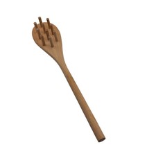 Cuchara agitadora de madera con cucharón de miel herramienta de cocina de madera de haya 12 pulgadas