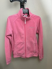 Columbia girls Pink jacket fleece zip up size 18/20