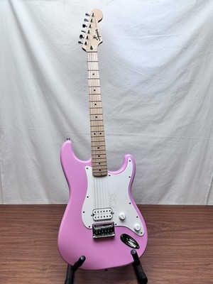Squier Sonic Stratocaster HT H Guitar Flash Pink w/ Maple Fingerboard by Fender