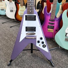 Guitarra Eléctrica Epiphone Kirk Hammett 1979 Flying V Usada [AUTÉNTICA]