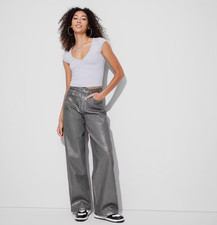 Women's High-Rise Baggy Jeans - Wild Fable SZ-0 455-9