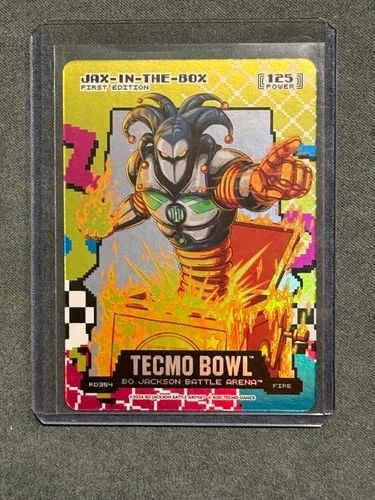 2026 Bo Jackson Battle Arena Tecmo Bowl Jax-In-The-Box  80\'s Rad Fire
