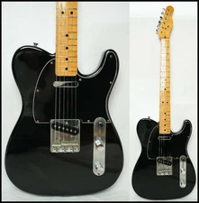 FERNANDES THE REVIVAL RTE-45 ’76 MODEL TELECASTER BLACK 80s Made in Japan