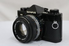 Olympus OM 2 Black F.ZUIKO AUTO S 50mm F1.8 Body Lens Set e18825