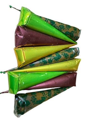 12 Cones 100% Natural Henna Cones Paste For Tattoos Body Art Freckles Designs - Picture 7 of 7