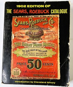 稀少 1902年版 シアーズ カタログ ジャンクジャーナル 洋書 シャビー