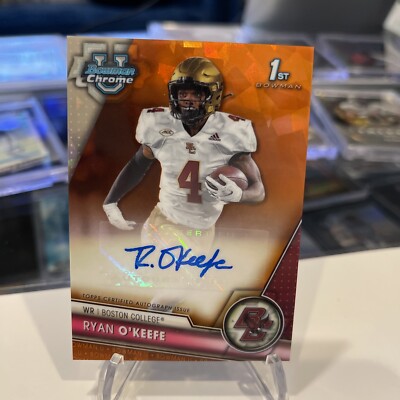 2023 Bowman U Chrome Sapphire  Ryan O Keefe   Orange AUTO 25/25 Bookend  