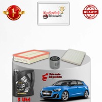Kit Wartung 3 Filter Und ÖL FüR Audi A1 II 1.5 Tfsi 110KW 150CV Ab 2018