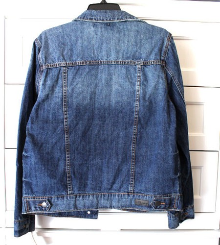 STS Blue Women's Boyfriend Ripped Distressed Denim Jacket Blue Size X-Small