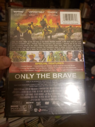 New Only the Brave 2017 DVD Josh Brolin Miles Teller Jeff Bridges Taylor Kitsch - 第 2/6 張圖片
