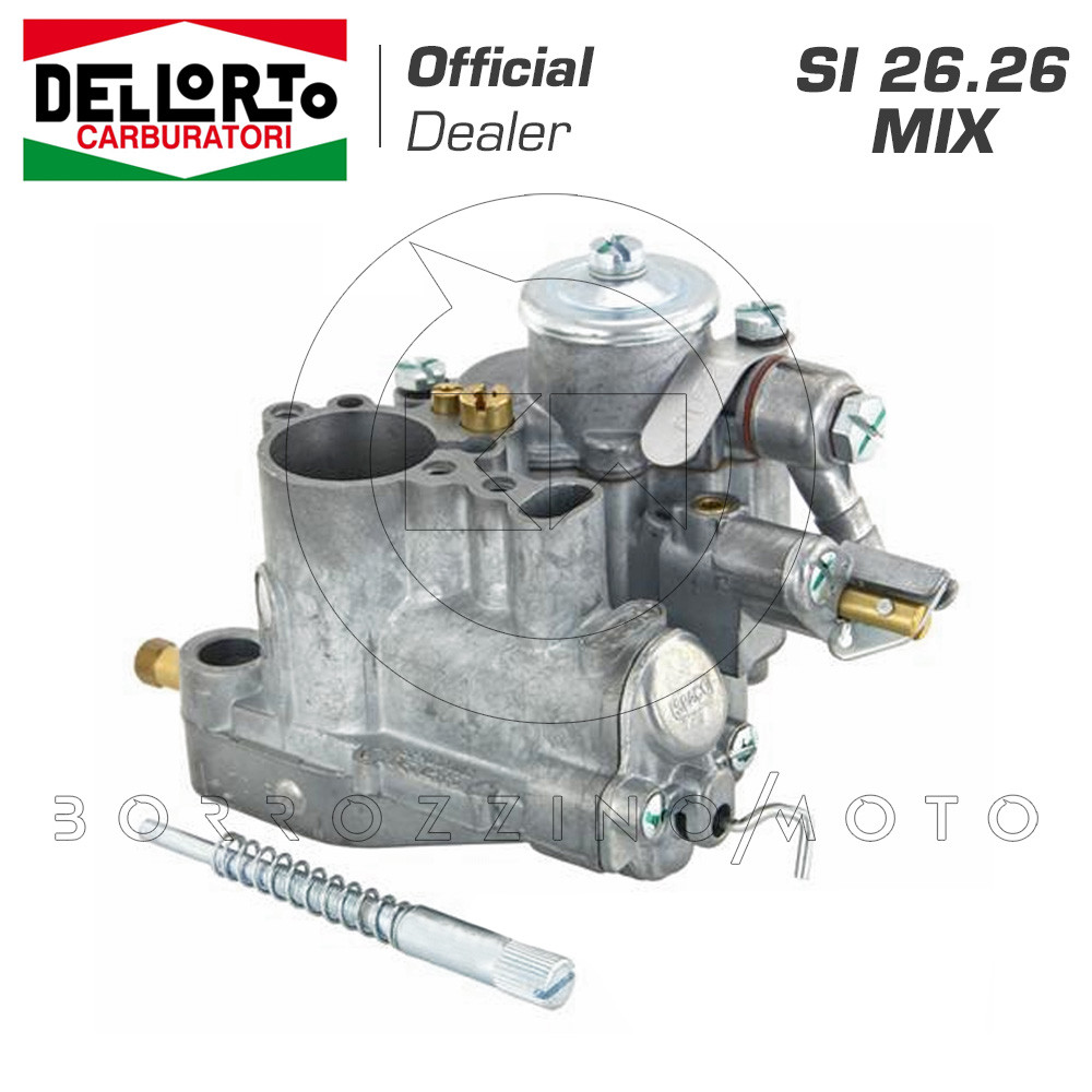 CARBURATORE DELL'ORTO 00618 SI 26.26 G MIX CON MISCELATORE per VESPA PX T5 125