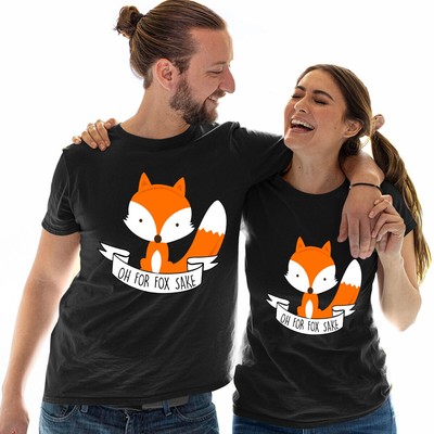 Oh For Fox Sake lustiger unhöflicher Humor Wortspiel Neuheit Spruch süßer Witz Unisex T-Shirt #E