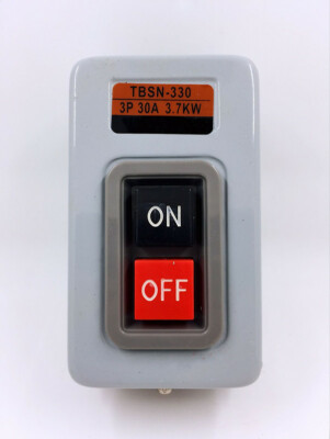 1 pcs 3.7KW power switch button TBSN-330 3P 30A