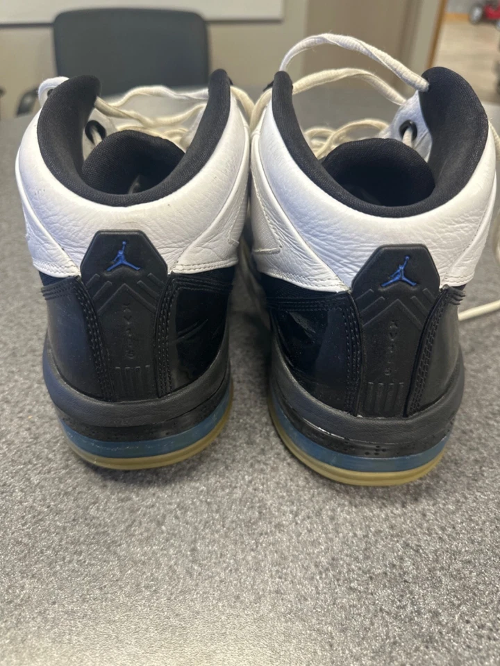 Кроссовки Nike Air Jordan 16.5 XV1.5 белые черные университетские королевский размер 10 375387-141 - Изображение 4 из 4