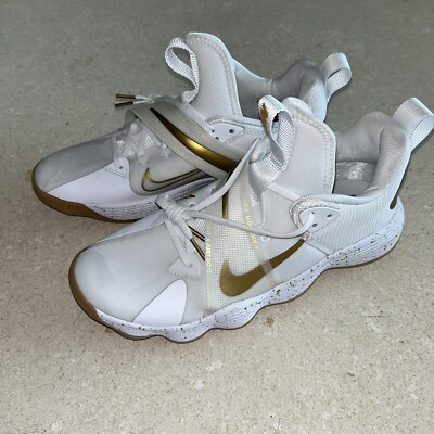 Nike React Hyperset SE White Metallic Gold Men Strap Volleyball