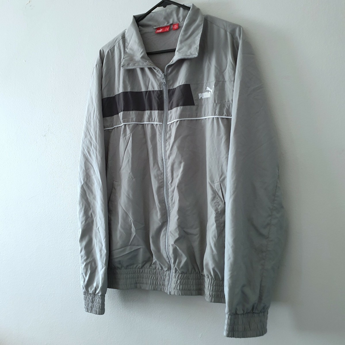 Vintage PUMA Classic 80s Full Zip Windbreaker Track Jacket - Size Small -  Sport