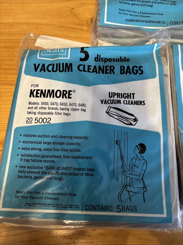 15 Vacuum Cleaner Dust Bags Kenmore Upright 5450 5470 6470 6480 20 5002 Zipper - Image 4 of 4