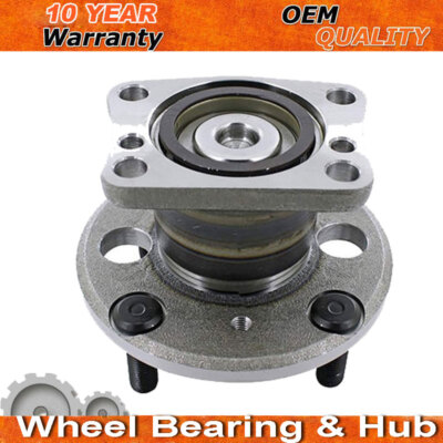 (1) Rear Wheel Hub & Bearing For 2011-2018 Ford Fiesta FWD with ABS Encoder c6