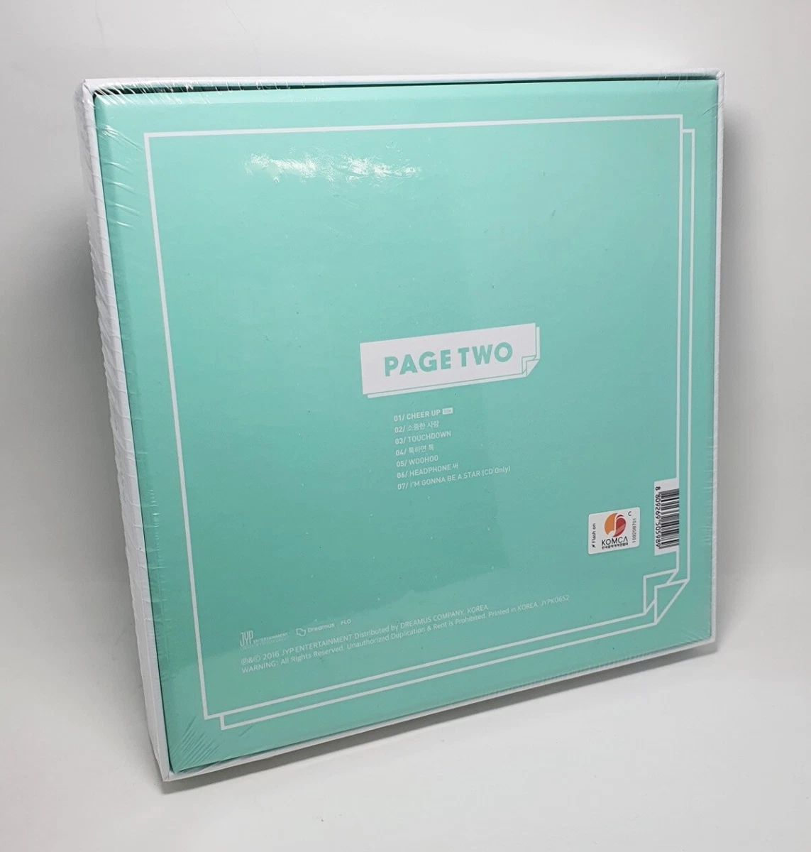 TWICE 2nd Mini Album PAGE TWO - JYP SHOP