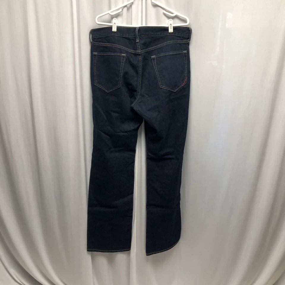 Banana Republic Mens Jeans Size 36x34 Straight Dark Wash Denim Cotton Classic - Image 2 of 4