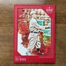 Joe Wood 2020 Panini Diamond Kings Baseball Red Frame Parallel 
