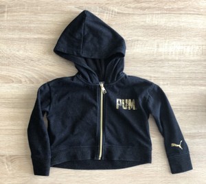 black and gold puma sweatshirt
