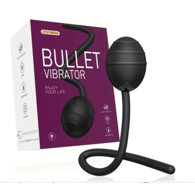 Rechargeable Vibrator Egg Bullet Clit Massager Toy 20 Vibration Double switch 
