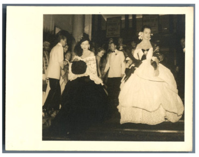 Vintage Silver Print Dance Evening.  Circa 1950 9x12 Silver Print