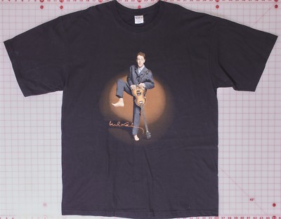 Paul McCartney Driving USA Tour 2002 Black 2XL T-Shirt