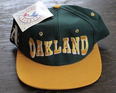 ウェア VINTAGE Oakland Athletics dead stock CAP s-l400.jpg